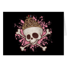 Pirate Princess -tiara Greeting Cards