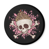 Pirate Princess -tiara Refrigerator Magnets