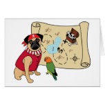 Pirate Pug Cards - New Pug Design - ARRRGHH