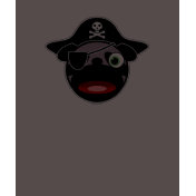 Pirate Pug Woman's T-shirt