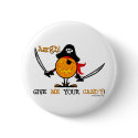 Pirate Pumpkin Buttons Pirate Pumpkin Buttons