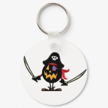 Pirate Pumpkin keychains