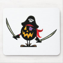 Pirate Pumpkin mousepads