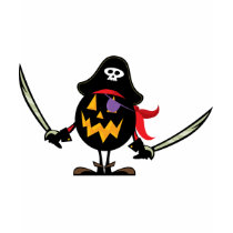 Pirate Pumpkin t-shirts by alternateworlds Pirate Pumpkin t-shirts