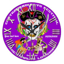 Pirate Queen Lafitte All Styles View Hints Wallclock