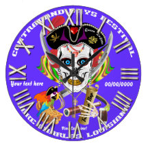Pirate Queen Lafitte All Styles View Hints Wall Clocks