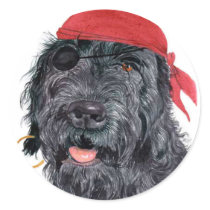 Pirate Ralph Round Stickers