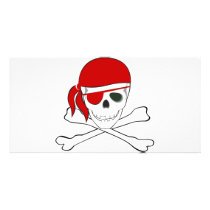 Pirate + Red Bandana photo cards by RawRock Pirate + Red Bandana photo cards