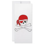 Pirate + Red Bandana rack cards