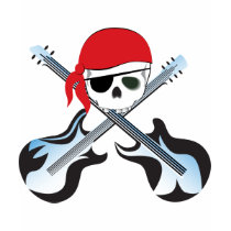 Pirate Rock t-shirts by RawRock Pirate Rock t-shirts