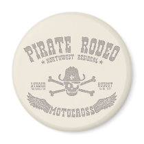 Pirate Rodeo magnets by vicevoices Pirate Rodeo magnets