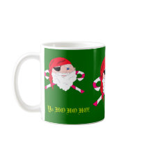 Pirate Santa Christmas Mug by Sialicious Pirate Santa Christmas Mug