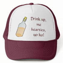 Pirate Says Drink Up! Mesh Hats