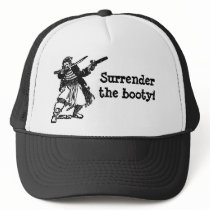 Pirate Says Surrender the Booty! Mesh Hats