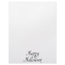 Pirate Scrawl Happy Halloween letterhead