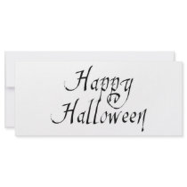 Pirate Scrawl Happy Halloween rack cards