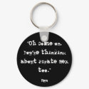 Pirate sex key chain keychains