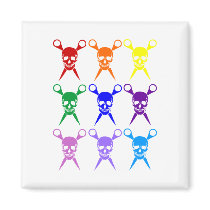 Pirate shears rainbow transparent 2009 magnets by scifimom Pirate shears rainbow transparent 2009 magnets