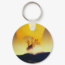 Pirate Ship - by Maxfield Parrish keychains