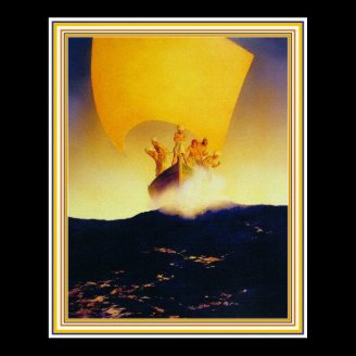 Pirate Ship - by Maxfield Parrish Poster