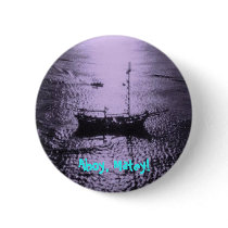 Pirate Ship in purple Pin