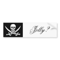 pirate ship jolly roger_jpg, Jolly? bumper stickers