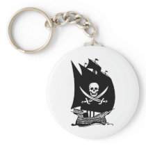 Pirate Ship Key Chain