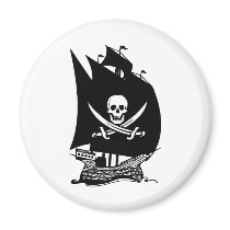 Pirate Ship Magnets