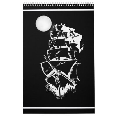 Pirate Ship on the High Seas Wall Calendars Pirate Ship on the High Seas Wall Calendars