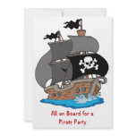 Pirate Ship Party Announcement