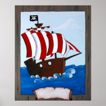 Pirate Ship Print