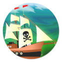 Pirate Ship stickers by jlmiles Pirate Ship stickers