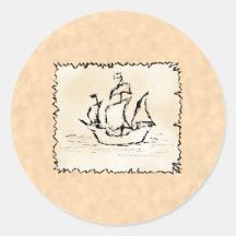 Pirate Ship. Sticker