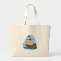 Pirate Ship with Flag Bag