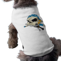 Pirate shows off - doggie tee shirt