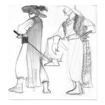 Pirate sketch posters