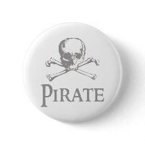 Pirate Skull and Crossbones buttons by gotrum Pirate Skull and Crossbones buttons