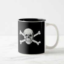 Pirate Skull and Crossbones mugs