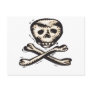 Pirate Skull and Crossbones design Post Card