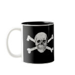 Pirate Skull and Crossbones mugs