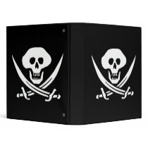 Pirate Skull and Swords, binders