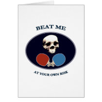 Pirate Skull Beat Me Ping Pong