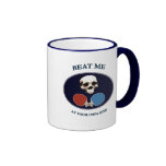 Pirate Skull Beat Me Ping Pong Mugs