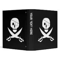 Pirate Skull Binder