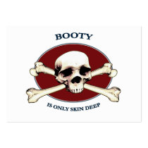 Pirate Skull Booty Skin Business Cards