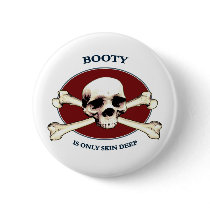 Pirate Skull Booty Skin Buttons