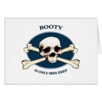 Pirate Skull Booty Skin Card