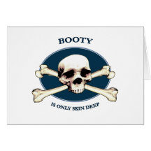 Pirate Skull Booty Skin Card