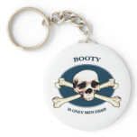 Pirate Skull Booty Skin Keychains