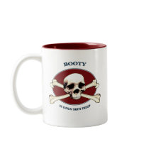 Pirate Skull Booty Skin Coffee Mugs